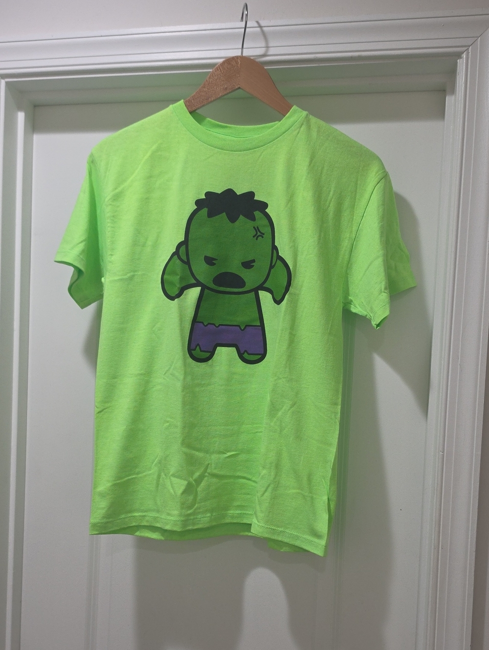 Nwt Neon Green Graphic Hulk Tee